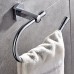 ROVATE Bathroom Wall Mounted Towel Ring Opened  304 Stainless Steel Towel Racks Holder  Polished Chrome - B01MQPAUGL